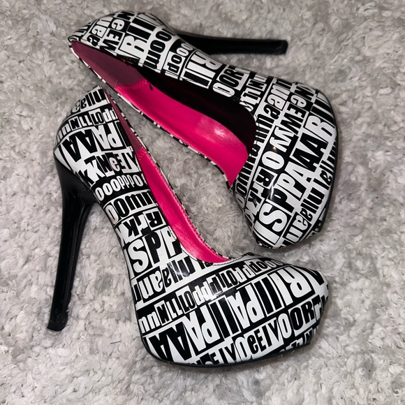 5 inch heels 👠 stilletos New York Paris HOT point toe Punk 💋Pin Up - Picture 5 of 7